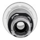 Head for illuminated push button, Harmony XB4, white, mushroom 40mm, 22mm, latching, push pull to release, universal LED, unmarked alt_view_3