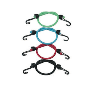 3018EURDAT | Mini bungee cords with steel hook 25cm - 4 pack main