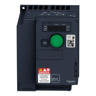 Frekvenču pārveidotājs  Altivar Machine ATV320, 2,2 kW, 200 līdz 240 V, 3 fāzes, kompakts main