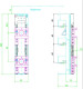 Busbar- adapter 25A 45mm 2 RAIL 3X6 alt_view_2