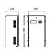 Reactive Power Compensation Cabinet 90kVAr, 415 V, 775x510x280 mm, Std. duty,  RAM2950E90415 Trendfin alt_view_3
