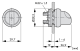Pārslēdža galva 2 pozīcijas, ar fiksāciju, 22mm, Balta MM216867 Schrack Technik alt_view_2