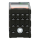 miniature plug in relay, Harmony Electromechanical Relays, 6A, 4CO, with LED, without lockable test button, flat (faston type), 24V DC alt_view_2