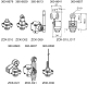 Конечный выключатель head, ZCKD, thermoplastic roller lever, ZCKD15 alt_view_5