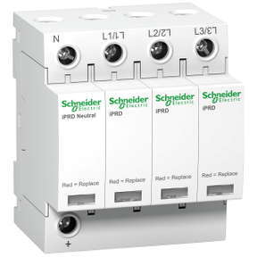 Pārsprieguma relejs iPRD40 40kA 350V 3P+N, 3P+N, A9L40600 Schneider Electric main