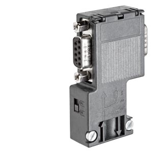 SIMATIC DP, BUS CONNECTOR FOR PROFIBUS UP TO 12 MBIT/S 90 DEGREE ANGLE CABLE OUTLET, 15,8 X 64 X 35,6 MM (WXHXD), TERMINAT. RESIST. WITH ISOLAT. FUNCTION, WITH PG SOCKET main