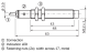 Induktīvais sensors IME12-08NPSZW2S, Jūtība: 8mm, M12x1, PNP-NO, Non-flush, kabelis 3-vadu - 2metri, 1040782 Sick alt_view_2