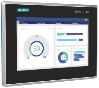 SIMATIC HMI MTP700 Unified Comfort Hygienic hygienic IP69, FDA, shatter prote..., 6AV2128-3GB40-0AX0, Siemens main