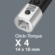 Click-Torque X 4 Динамометрический ключ для сменных инструментов, 40-200 Нм, 14x18 x 40-200 Nm, 05075654001 Wera alt_view_2