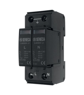 Surge protection for industrial power supply units, 230VAC/DC, TYPE 2/3, S400HV-2 Seneca main