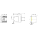 Coupling contactor relay, 2 NO+2 NC, 24 V DC, S00, screw terminal, with varistor, 3RH2122-1QB40, Siemens alt_view_3