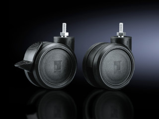 DK Twin castors, M12, each 2 with/without Lock, 7495000 Rittal