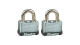 22T | Warded padlock - Laminated Steel Body - Keyed Alike - Carded - 2pack main