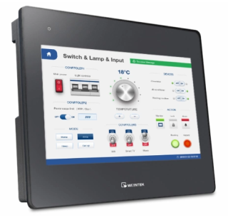 HMI panelis 10, 1'', 1024 x 600px, Quad-core RISC Ethernet / RS232 / RS485 / USB Host, cMT1106X Weintek main