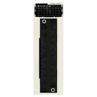 Analog high level IO module, Modicon X80, 4 I, 2 O, 0 to 20mA, 4 to 20mA, 10V positive or negative