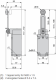 Limit switch, XCKS, thermoplastic plastic roller lever var. length, 1NC+1 NO, snap, M20, XCKS141H29 alt_view_3