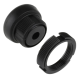 Head for push button, Harmony XAC, plastic, black, booted, spring return alt_view_4