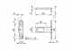 Safety switches XCS, actuator with wide fixing, length 40 mm, for plastic switch, XCSZ12 alt_view_2
