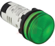 Monolithic pilot light, Harmony XB7, plastic, green, 22mm, integral LED, 24V AC DC alt_view_3