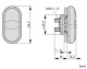 Set of double push-button, red/green 24V with 1NO + 1NC alt_view_2
