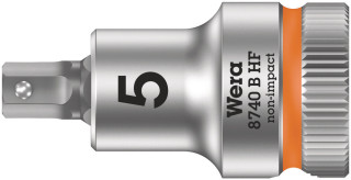 8740 B HF Zyklop bit socket with holding function, 3/8" drive, 5 x 35 mm, 05003033001 Wera main