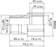 adapter R1/2" IT to NPT 1/2" ET brass HA074004 E + E Elektronik alt_view_2