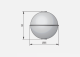 Floats for Nivopoint MR MRC-105-7M-700-00 Ø 96x92 mm / 1.4435; Max pressure 16bar; Min. product density 0.55kg/dm3 MRC1057M70000 Nivelco alt_view_2