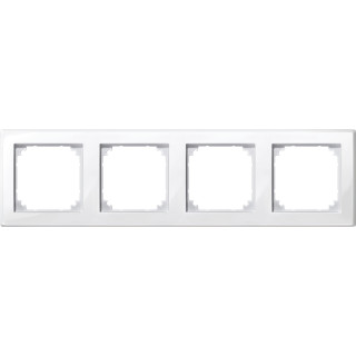 Schneider Electric Merten M-Smart 478419 4-vietīgs pārsega rāmis, polar white, IP20 main