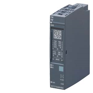 SIMATIC ET 200SP, CM PTP communication module for serial connection RS-422, RS-485 and RS-232, freeport, 3964 (R), USS, MODBUS RTU master, slave, max. 250 Kbit/s, suitable for BU type A0, main