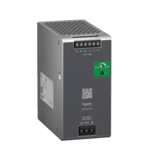 Regulated Power Supply, 100 to 240V AC, 24V, 10A, single phase, Optimized main