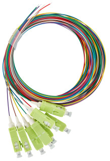FO Pigtail SC, 50/125æm OM5, 2.0m, Easy Strip, 8pcs, HLP05C082P Schrack Technik