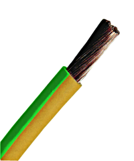 Vads H07V-K 6mm2 dzeltens/zaļš 100m iepakojums (cena par 1m) main