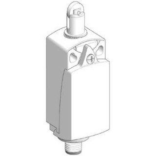 Limit switch, XCKP, steel roller plunger, 1NC+1 NO, snap, M12, XCKP2102M12 main