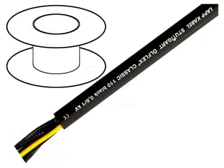 Kabelis ÖLFLEX® CLASSIC 110 BK; 4G2.5mm2; unshielded; 600V,1kV; Cu main