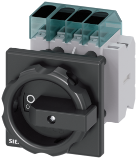 Switch disconnector 3LD3, Iu 32 A main control switch 3-pole + N, 3LD3254-1TL51, Siemens main