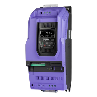 Variable frequency drive, Optidrive P2, 22 KW, 3 PH in, 3 PH out, 46A, 380-480V, EMC Filter, Brake Chopper, TFT Display, IP20, Invertek Drives, ODP-2-44220-3KF42-MN main
