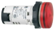 Monolithic pilot light, Harmony XB7, plastic, red, 22mm, integral LED, 24V AC DC alt_view_3