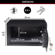 X031ML | Medium Key Lock Security Safe alt_view_4
