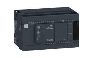 logic controller, Modicon M241, 24 IO, transistor, PNP
