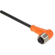 Pre wired connectors XZ, elbowed female, M12, 4 pins, cable PVC 5 m, XZCPA1241L5 main