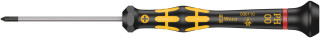 1550 PH ESD Kraftform Micro screwdriver for Phillips screws, PH 00 x 60 mm, 05030110001 Wera main