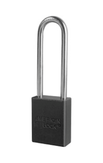 S1107BLK | Anodized Aluminium Padlocks - American Lock - Keyed Different - 6 Pins locking mechanism main