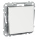 Push-button, Exxact, 2-way screwless, white main