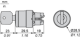 Atslēgas selektora slēdža galviņa, Harmony XB5, Harmony XB4, 22 mm 3 pozīcijas, noliekot atkārtoti 455 alt_view_3