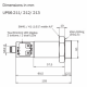 UP56-212112 ULTRASONIC SENSOROperating distance: 85 mm ... 350 mmProcess temperature: -25 °C ... 70 °CSupply voltage: 9 V DC ... 30 V DCAmbient operating temperature: -25 °C ... 70 °COutput signal: 2x PNPHysteresis: 5 mm, 6041662 Sick alt_view_3