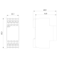 Undercurrent relay T5570 230 V AC 1/5/10/15 A 1-phase with transparent cap, 5TT6113, Siemens alt_view_2