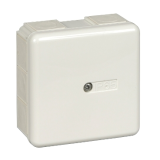 Mureva U56 - junction box - 10 grommets 87x87x39mm - w/o terminal - polarwhite main