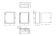 Metal distribution enclosure, 600 x 500 x 260 (H x W x D), IP65, WSA6050260 Schrack Technik alt_view_2