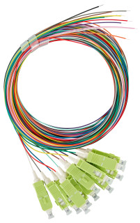 FO Pigtail SC, 50/125æm OM5, 2.0m, Easy Strip, 12pcs, HLP05C122P Schrack Technik