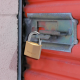 2950EURD | Brass padlock - Hardened steel shackle - 6 pin cylinder - reversible key - Keyed Different alt_view_3